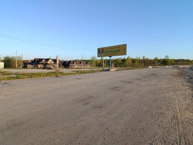 Щит 12x3,  Траса Житомир-Вінниця. Розвилка перед Бердичевом. Напрямок на Житомир ст.А